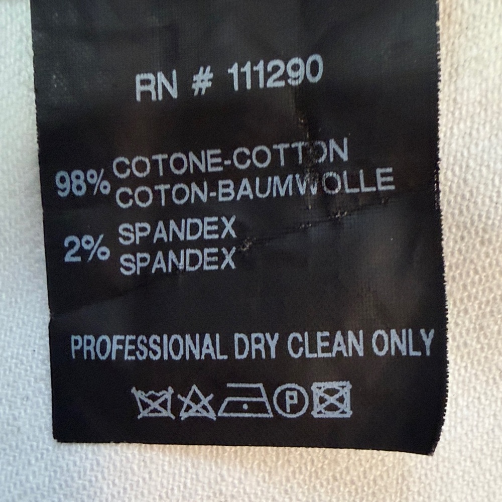 Derek Lam White Stretch Denim Midi Dress Sz 8 - Picture 11 of 12